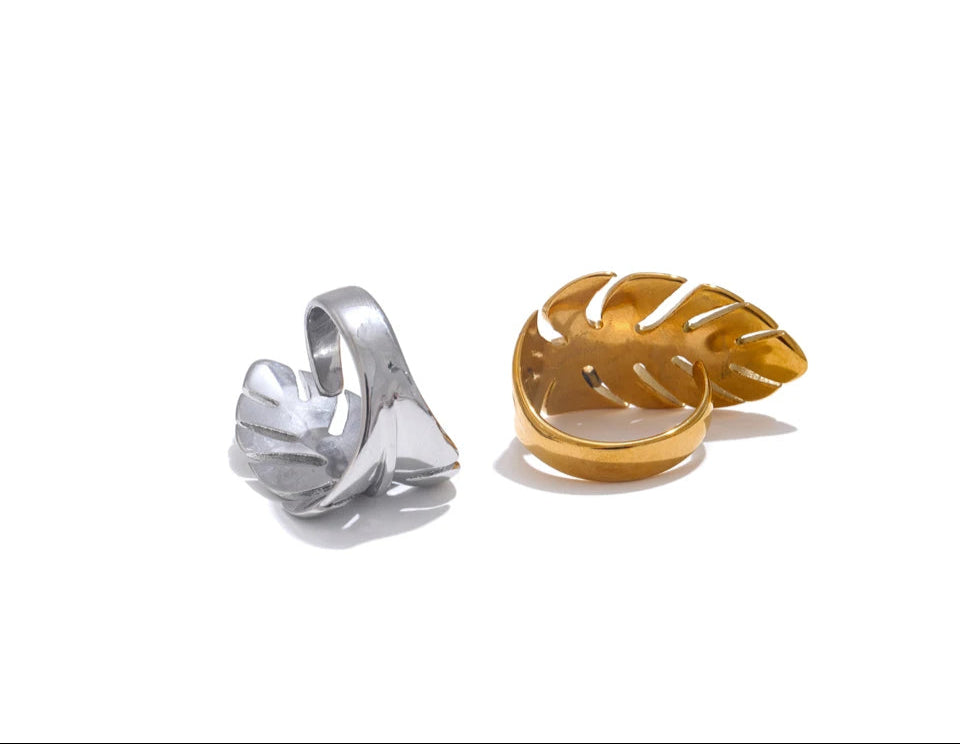 Leaf Ring, Bold and Elegant Design