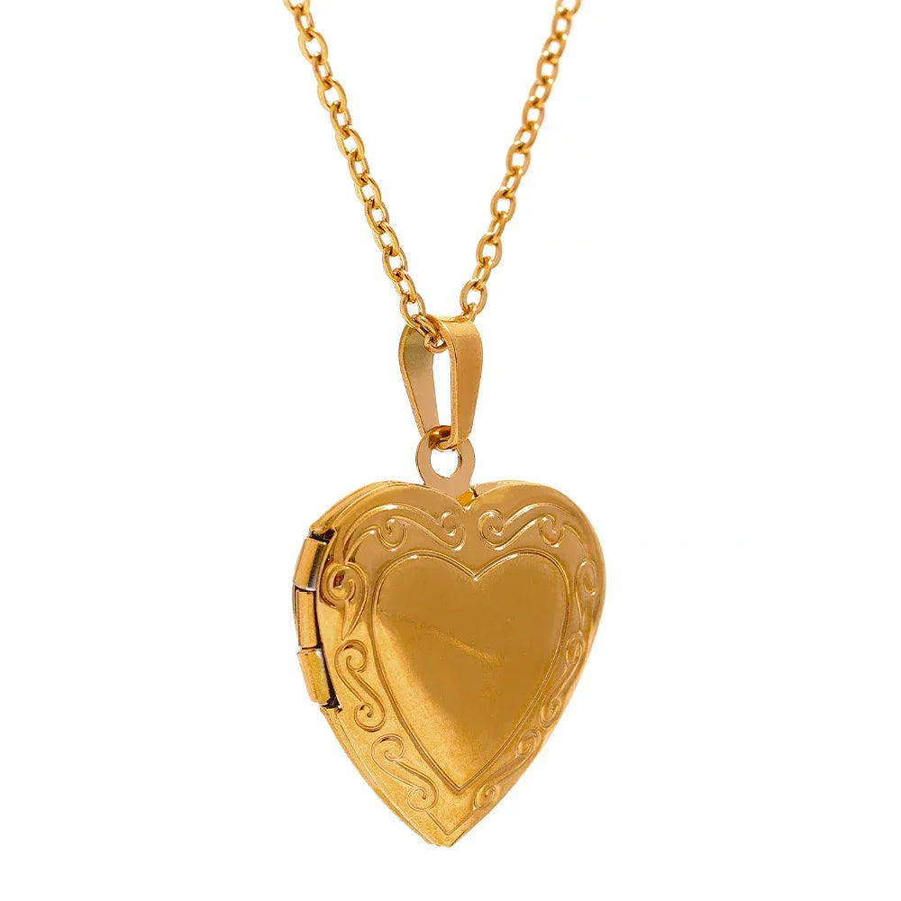 Heart Locket Necklace, Timeless and Sentimental