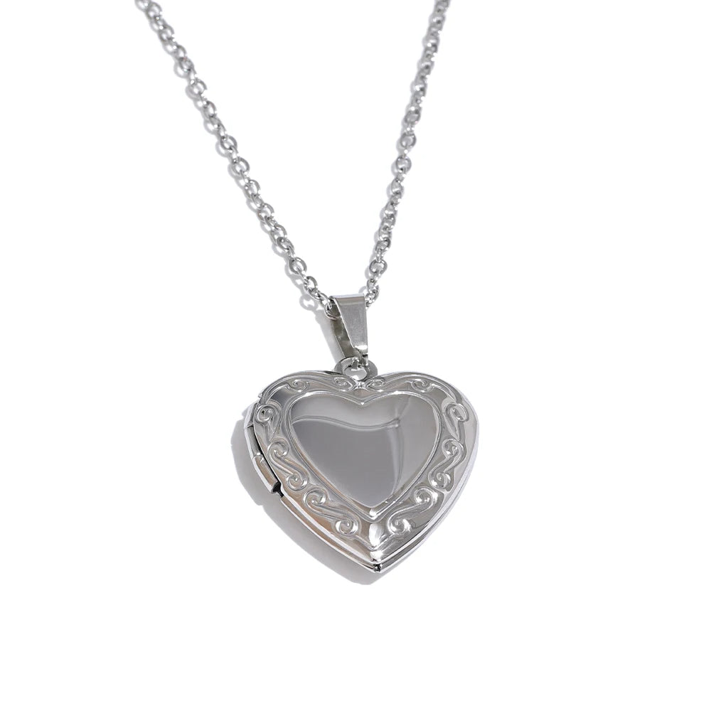 Heart Locket Necklace, Timeless and Sentimental