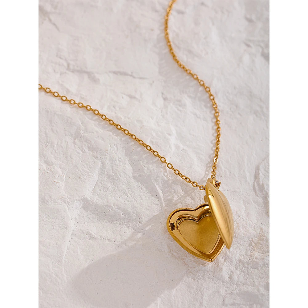 Heart Locket Necklace, Timeless and Sentimental