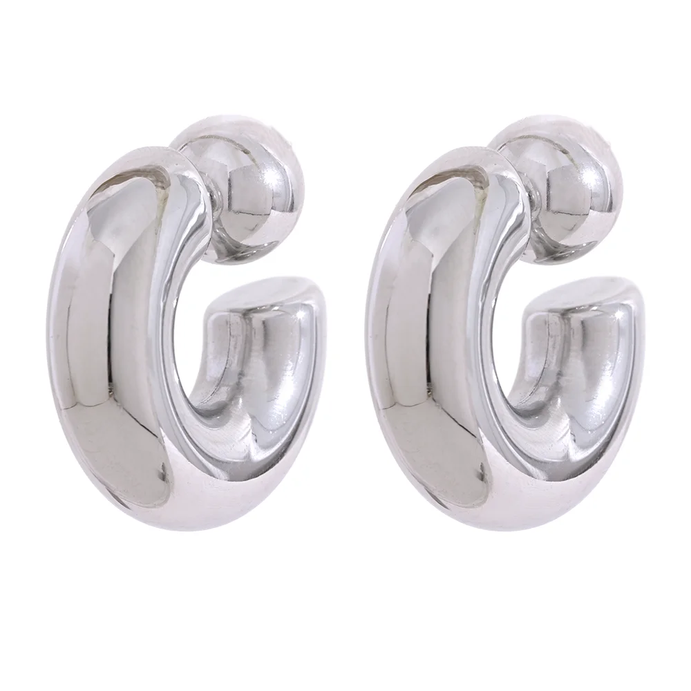 Bold Chunky Hoop Earrings