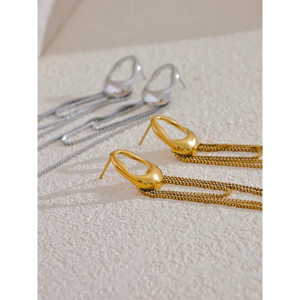 Drop Chain Earrings