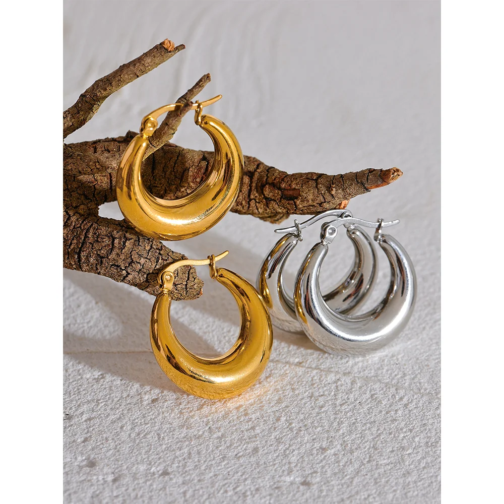 Timeless Gold Hoop Earrings.