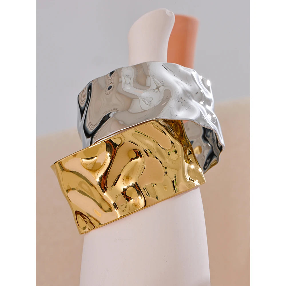 Beautiful Gold Open Cuff Bangle