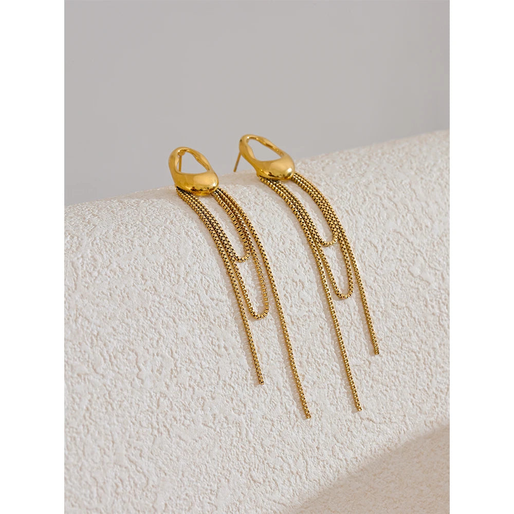 Drop Chain Earrings