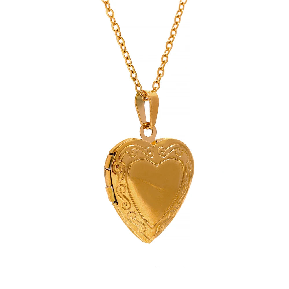 Heart Locket Necklace, Timeless and Sentimental